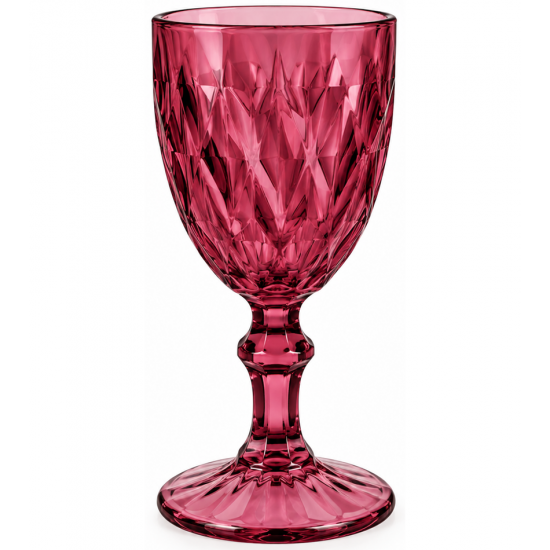 Jogo 6 Taças 320ml Diamond Lilás Vidro